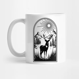 Deer in nature Mug